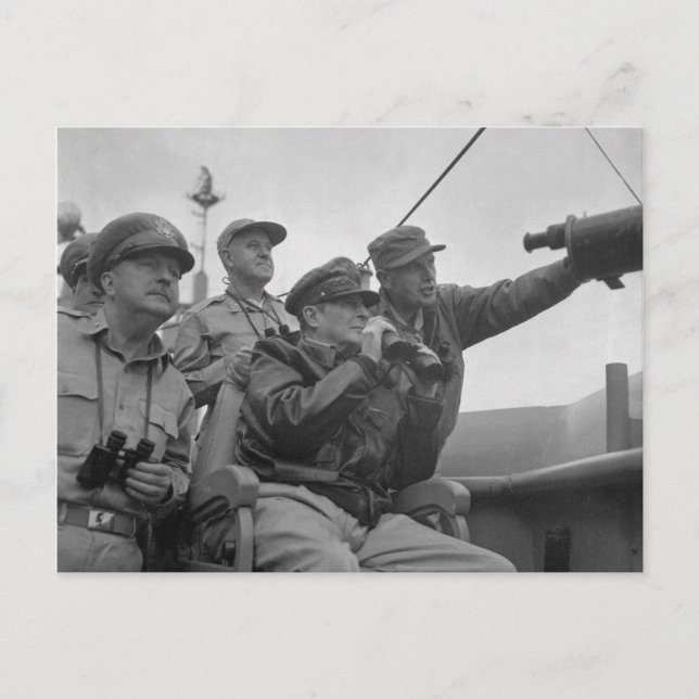 Postal General Douglas MacArthur Shelling of Inchon (Anverso)