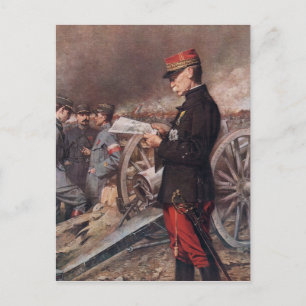 Postal General francés Joseph Gallieni por Ferdinand Royb