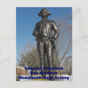 Postal General Friedrich von Steuben en Monmouth