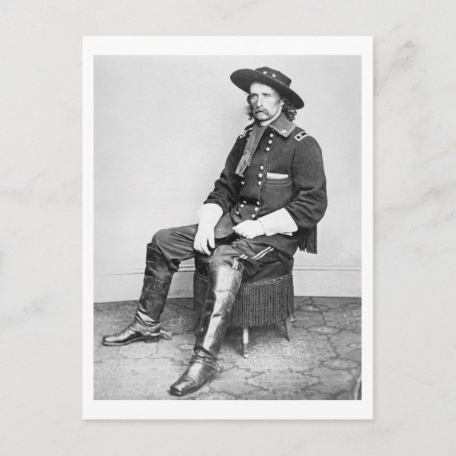 Postal General George A. Custer (foto de abajo) (Anverso)