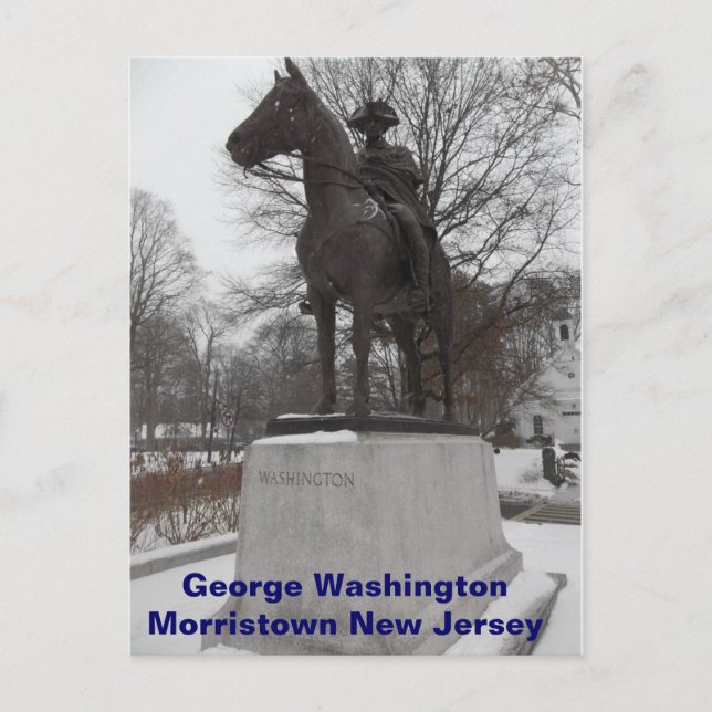 Postal General George Washington en Morristown (Anverso)