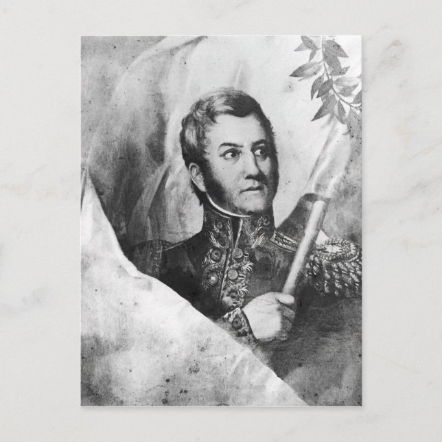 Postal General José de San Martín (Anverso)