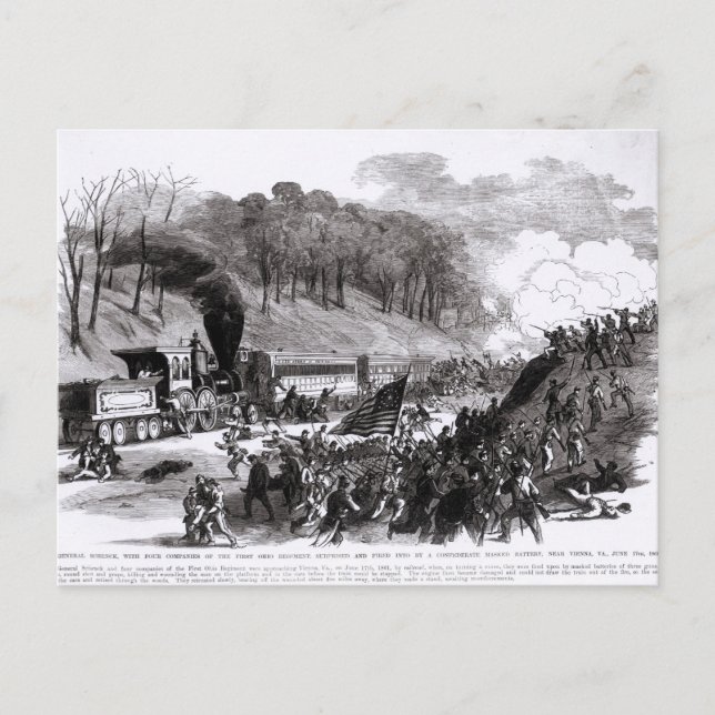 Postal General Schenck con cuatro empresas (Anverso)