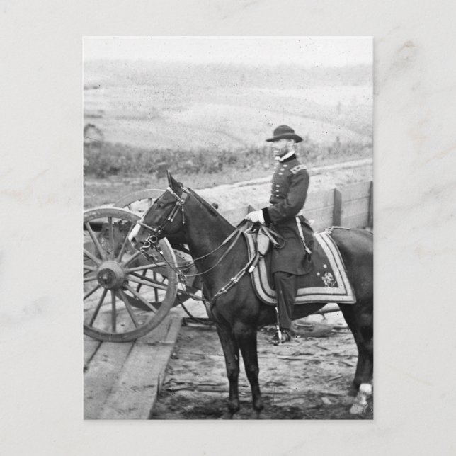 Postal General Sherman en Atlanta, 1864 (Anverso)