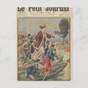 Postal Generosidad de la ciudad de París y Francia