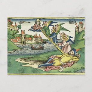 Postal Génesis 28 10 Jacob's Ladder, de Nuremberg