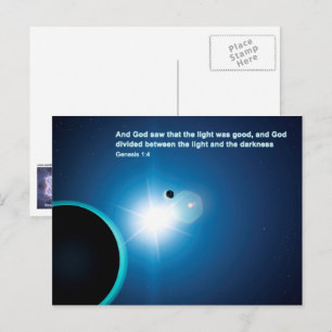 Postal Génesis - Luz Desde la Oscuridad