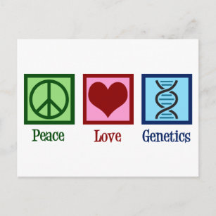 Postal Genetista Peace Love Genetics Company