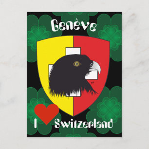 Postal Genf - Genève Schweiz Postkarte