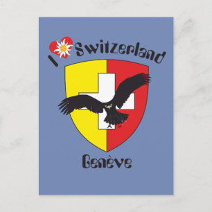 Postal Genf - Genève Schweiz Postkarte