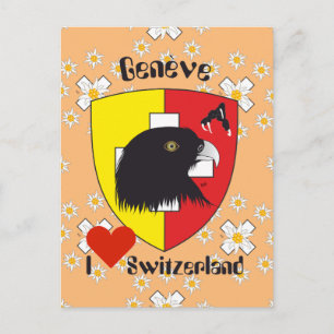 Postal Genf - Genève Schweiz Postkarte