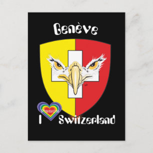 Postal Genf - Genève Schweiz Postkarte