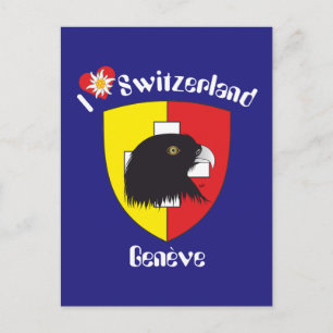 Postal Genf - Genève Schweiz Postkarte