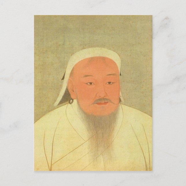 Postal Genghis Khan (Anverso)