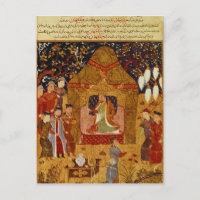 Genghis Khan en su tienda de campaña de Rashid al-