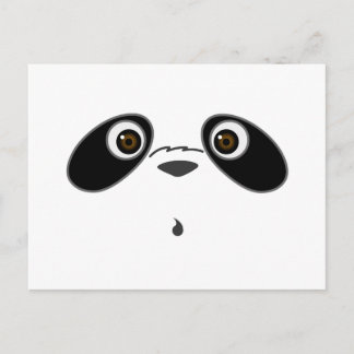 Postal genial diseño de ilustracion Panda lindo de Kanjiz