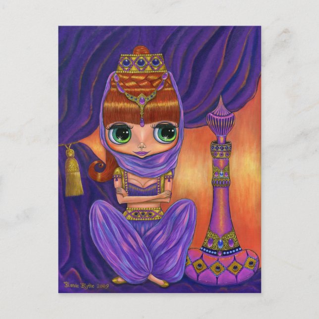 Postal Genie púrpura (Anverso)