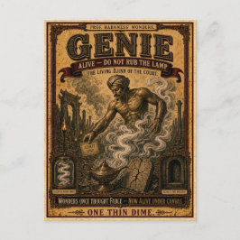 Postal Genie, Vintage Circus Monster