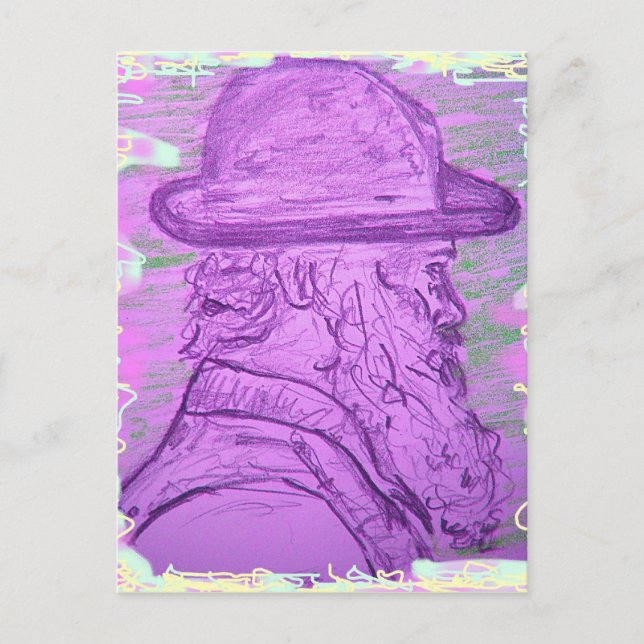 Postal Genio creativo (Anverso)