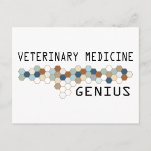 Postal Genio de la medicina veterinaria