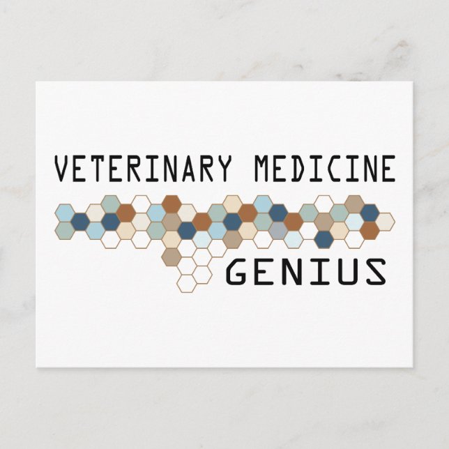 Postal Genio de la medicina veterinaria (Anverso)