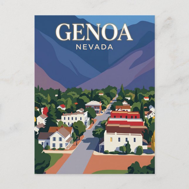 Postal Genoa USA (Anverso)