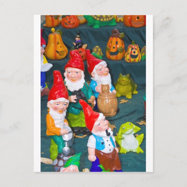 Postal Genoma de jardín (Anverso)