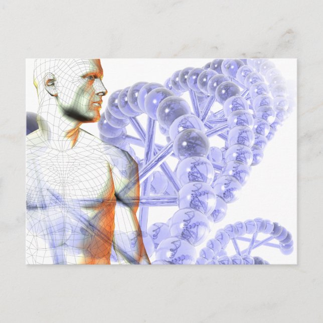 Postal Genoma humano (Anverso)