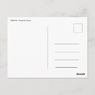 Postal Génova - Piazza de Ferrari