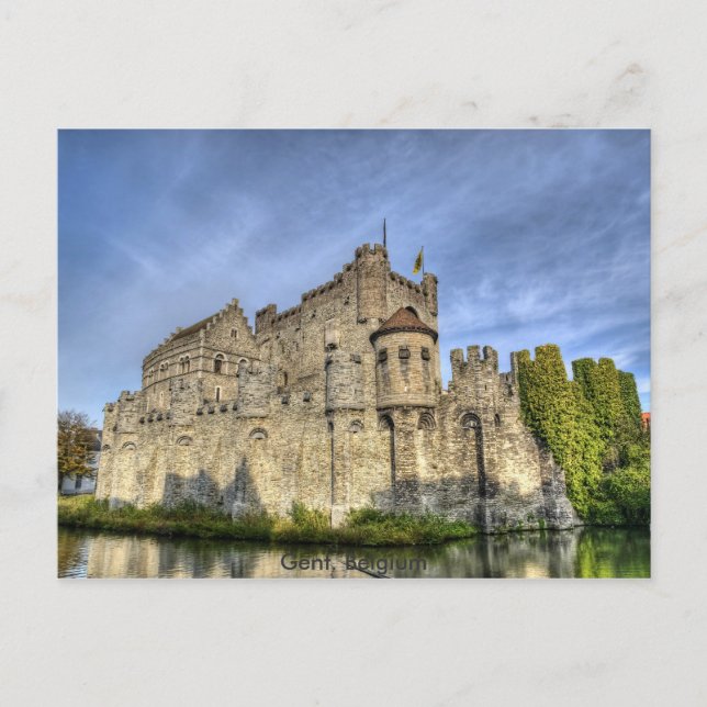 Postal Gent. Bélgica (Anverso)