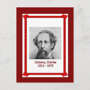 Postal Gente famosa, Charles Dickens 1812-1870