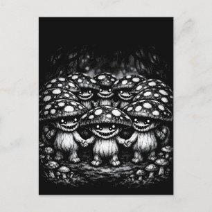 Postal Gente Hongo • Criaturas del Bosque por BurnsInHell