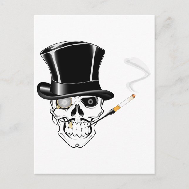 Postal Gentleman Skull (Anverso)