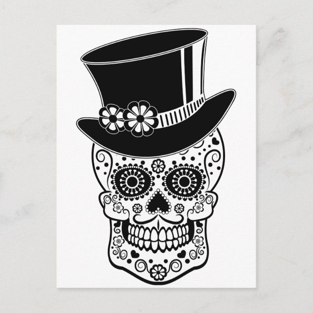 Postal Gentleman Sugar Skull (Anverso)