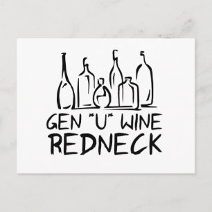 Postal Genuina Gen*U*Vino Redneck