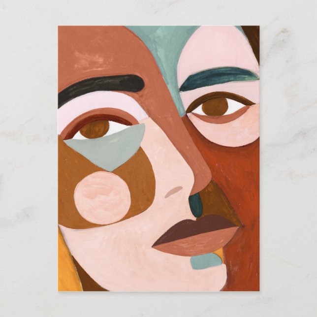 Postal Geo Face Upclose (Anverso)