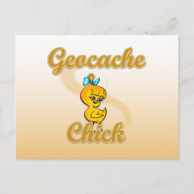 Postal Geocache Chick (Anverso)