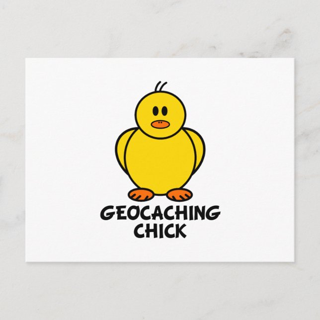 Postal Geocaching Chick (Anverso)