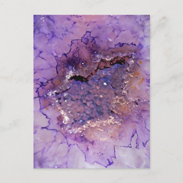 Postal Geode de Amethyst Falln (Anverso)