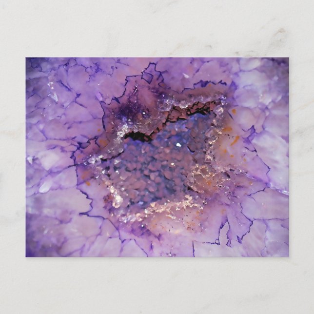 Postal Geode de Amethyst Falln (Anverso)
