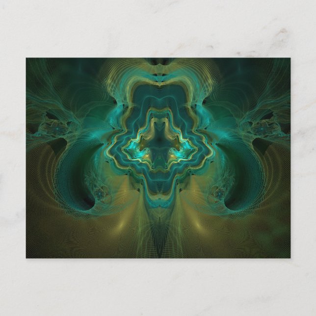 Postal Geode fractal (Anverso)