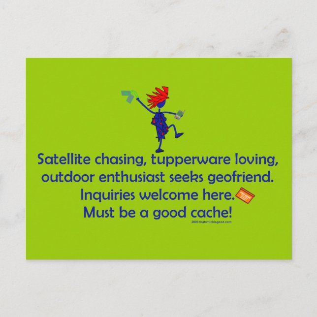 Postal GeoFriend Wanted (Anverso)