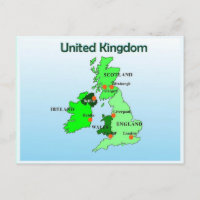 Geografía, Estudios Sociales, Reino Unido, Mapa