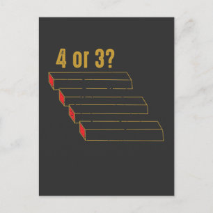 Postal Geometría de la ilusión óptica Magos