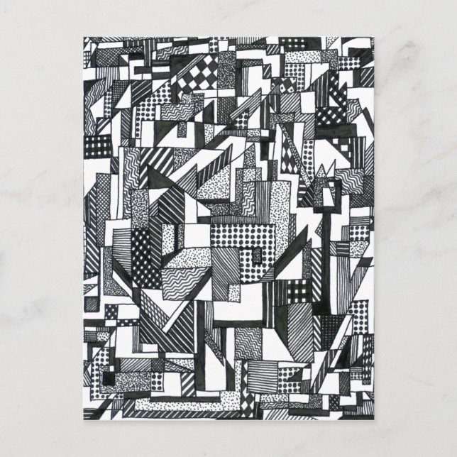 Postal Geometría emergente (Anverso)