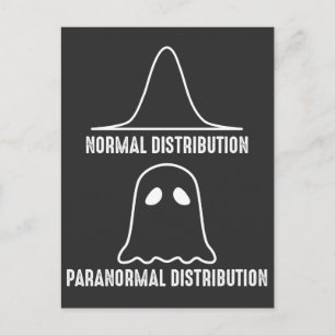 Postal Geometría Math Ghost Distribución paranormal
