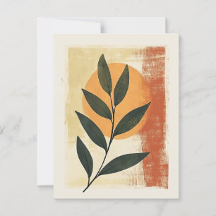 Postal Geometría orgánica #112