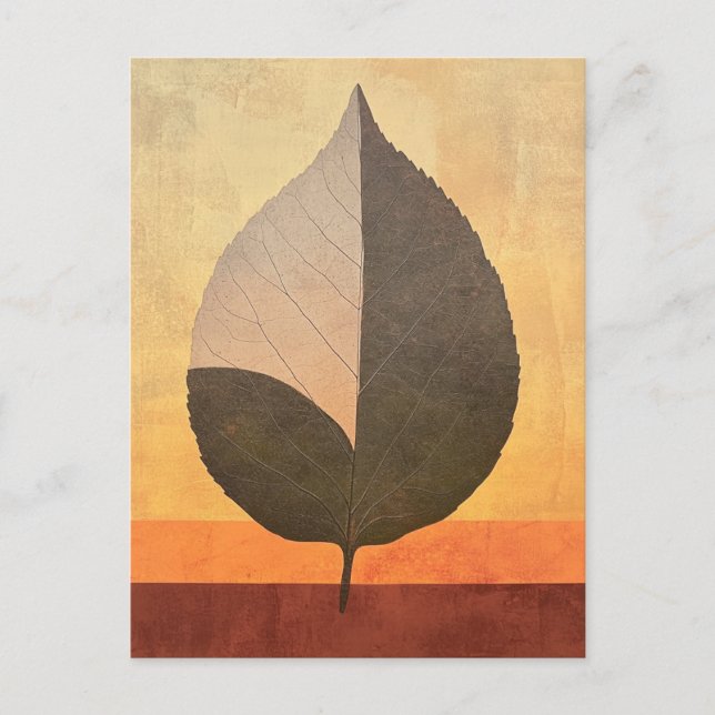 Postal Geometría orgánica #113 (Anverso)