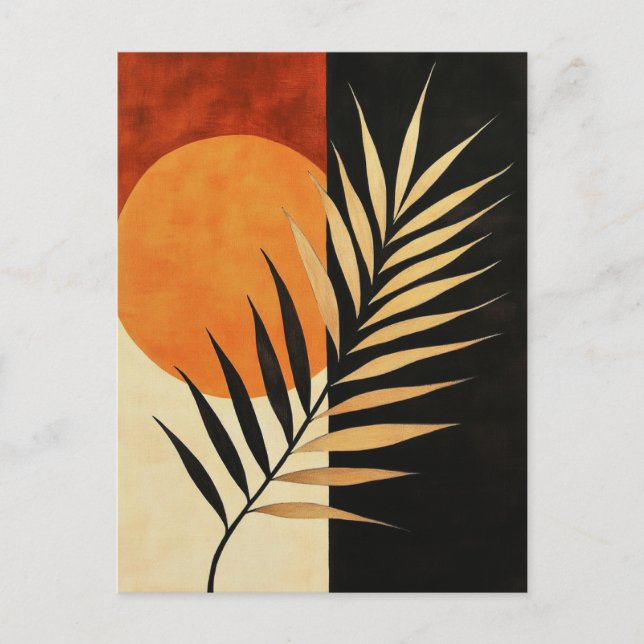 Postal Geometría orgánica #115 (Anverso)