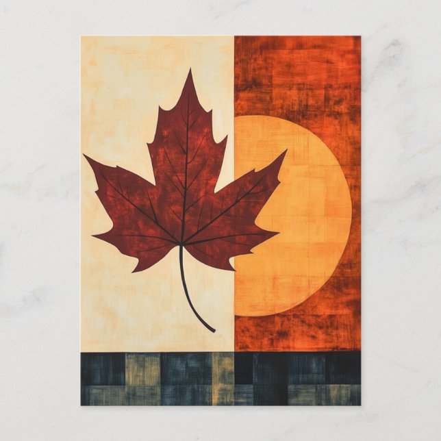 Postal Geometría orgánica #116 (Anverso)